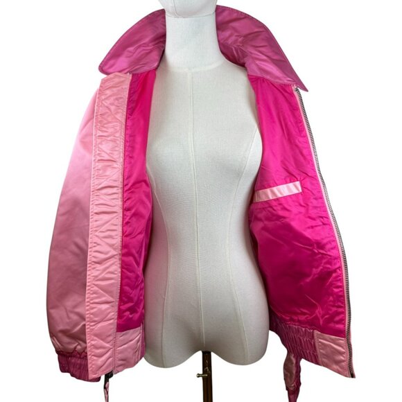 Alpha Industries Pink Patchwork MA-1 Bomber Jacket – Women’s Size M – NWT $280 - Picture 5 of 13